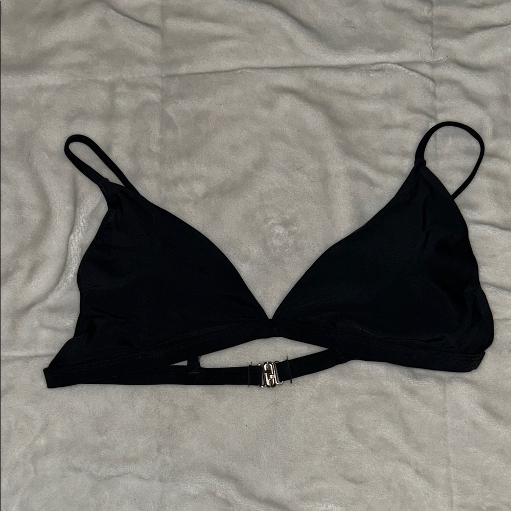 Black Triangle Bikini Top